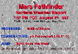 Mars Surface Weather Report
